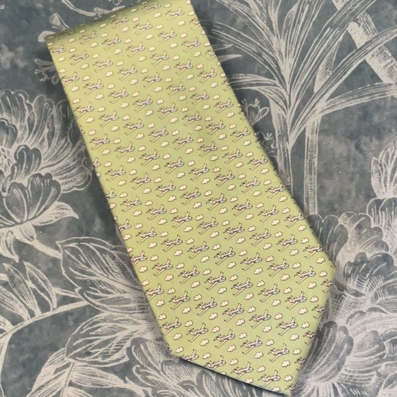 Vineyard Vines Light Green Plane Tie - Picture 1 of 4